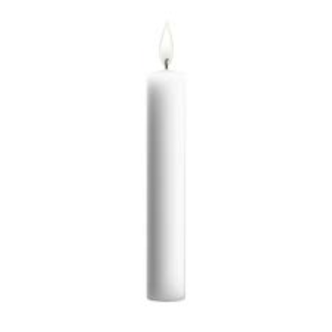 HILTON SMALL CANDLE WHITE